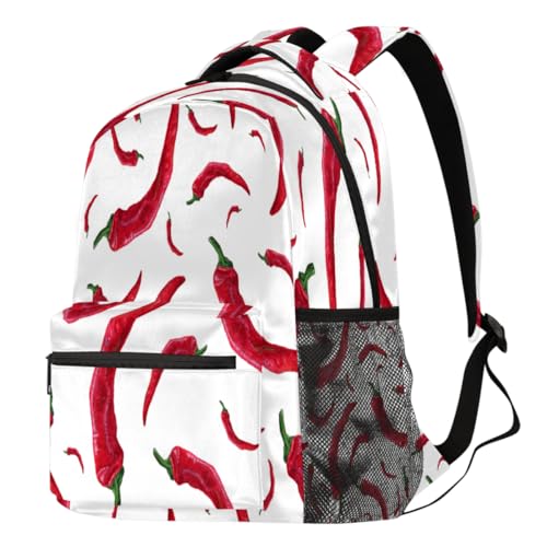 Sac à dos Chili Pepper grand format pour ordinateur voyage et école