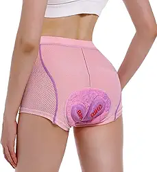 Roupa íntima de ciclismo para mulheres, shorts de bicicleta acolchoados 4D para ciclismo, ciclismo, ciclismo, montanha