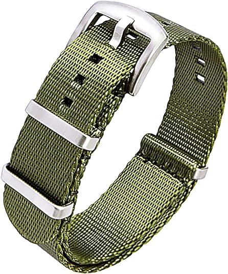 Ritche Military Ballistic Nylon Watch Strap with Heavy Buckle 18mm 20mm 22mm Premium Nylon Watch Bands for Men Women