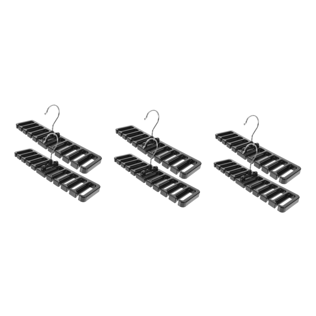 TOPBATHY 3 Series Organizador De Cinturones Y Bufandas Soporte Multifuncional Corbatas Y Pañuelos Espacio El Colgador De Accesorios Ropa 2 Piezas X 3