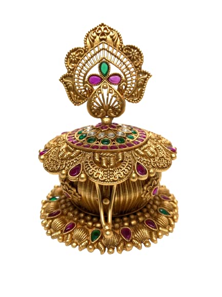 See full amazon price history chart for Golden Treasure Beautiful Handcrafted Gifting Sindoor Kumkum Box, Handmade Traditional Haldi Sindoor Dibbi For Pooja, Round, Golden Golden Treasure Beautiful Handcrafted Gifting Sindoor Kumkum Box, Handmade Traditional Haldi Sindoor Dibbi For Pooja, Round, Golden (B0BR7Q4TLC) Amazon Price History, Amazon Price Tracker