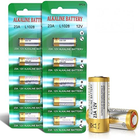 Beidongli 23A 12V Alkaline Batteries A23S MN21/23 L1028 A23 12V Battery 10 Piece 【3 Years Warranty】