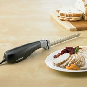 Cuisinart Electric Knife with Cutting Board, Stainless Steel/Black, CEK-41