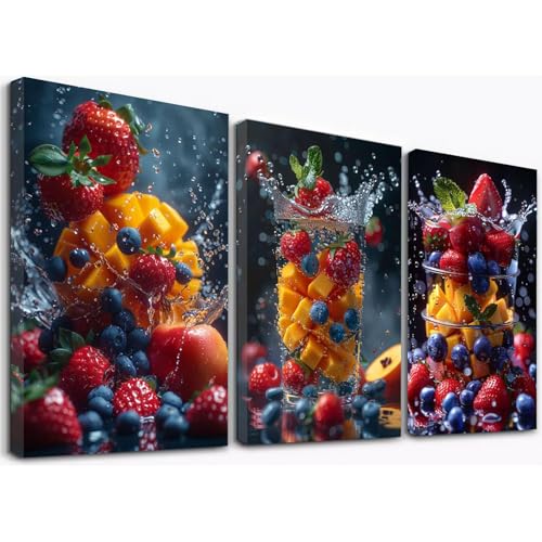 Tableau pour cuisine fruit déco de salon moderne et grande peinture murale chambre