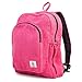 Organic Hemp Backpack Bag - Eco Friendly Durable Rustic Travel Hiking Friendly Lightweight Causal Bag by Freakmandu - Pink