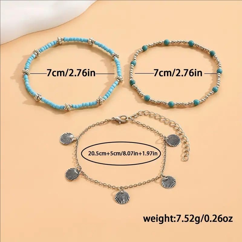 Image of Layered Butterfly Anklet for Women Charms Butterfly Gold Plate Silver Plate Rhinestone Cuban Anklets Adjustable Anklet for Summer Beach