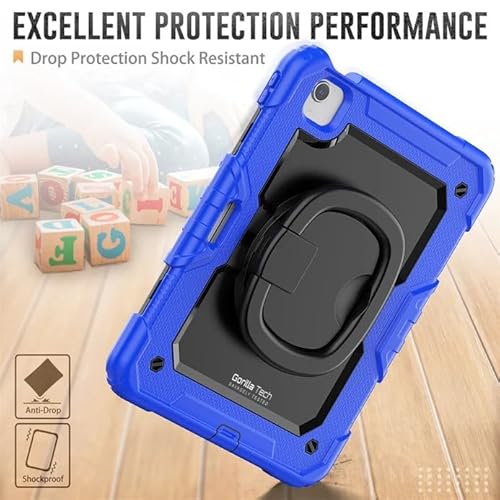 Gorilla Tech iPad Air (10.9") 5th Gen Case 2022 | Heavy Duty Protective Armour Cover with Kickstand & Pencil Slot (Blue) - Image 3