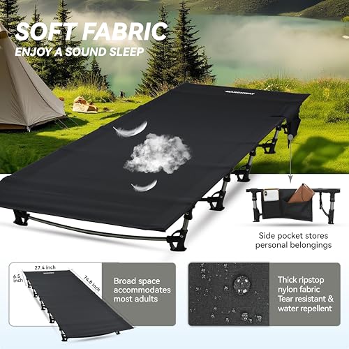 MARCHWAY Ultralight Folding Camping Cot