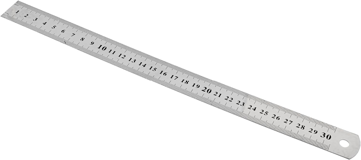 Amazon Die Ruler Duramax Metal Ruler, 30 cm Size : Amazon.com.au: Home