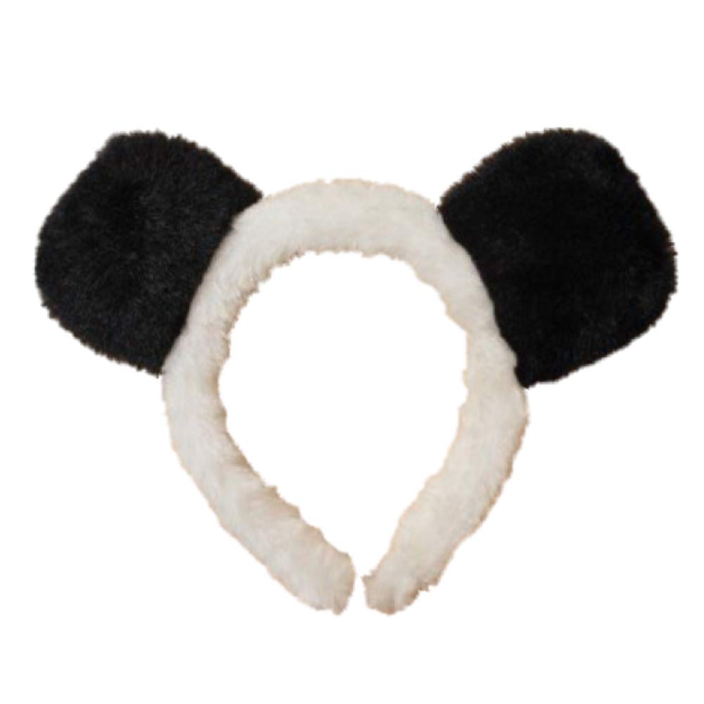 Black and White Panda Ears Alice Hair Band Headband Fancy Dress