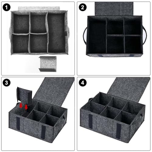 Portavasos para caravan con 6 compartimentos, accesorio para motorhome miniatura 3