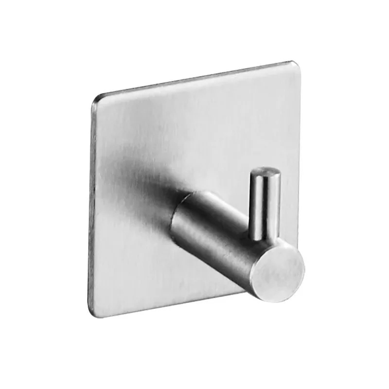 Janxelnova 1Pc Adhesive Heavy Duty Wall Hooks, Water Resistant Stainless Steel Hooks For Hanging Coat, Hat, Towel Robe Hook Rack(1Pc)
