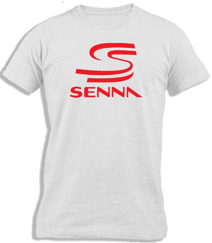Ay Cabron™ Ayrton Senna Da Silva | Formula One World Car Racing Champion | 3 Times World Champion Conmemorative Retro Cotton T-Shirt For Men