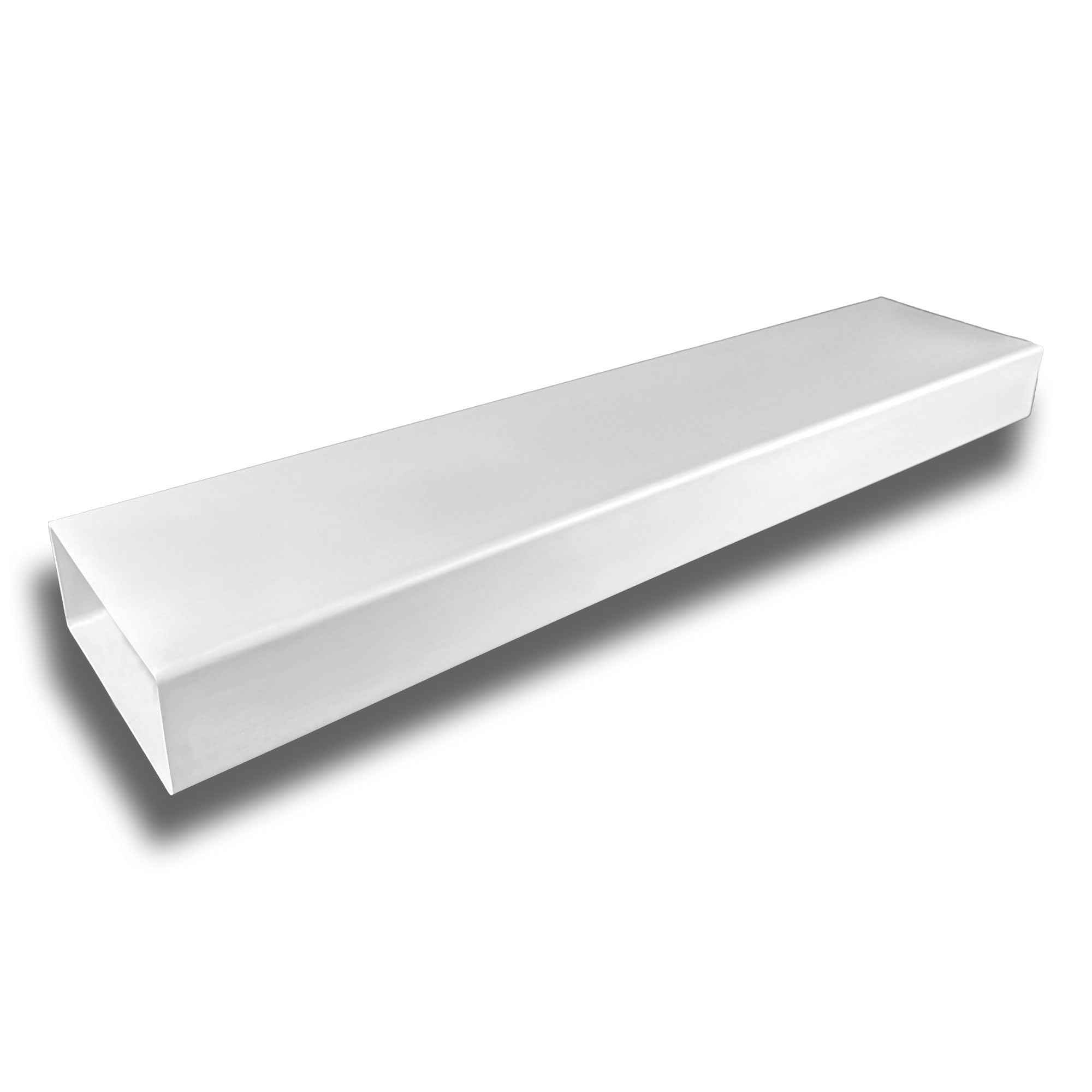 Conduit de Ventilation Plat en Plastique - 150 (90 x 220) - Longueur : 1 m