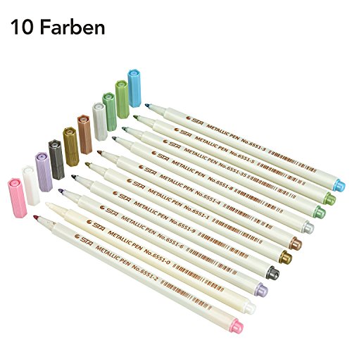 Willingood WLA05 - Pennarelli a gesso metallici