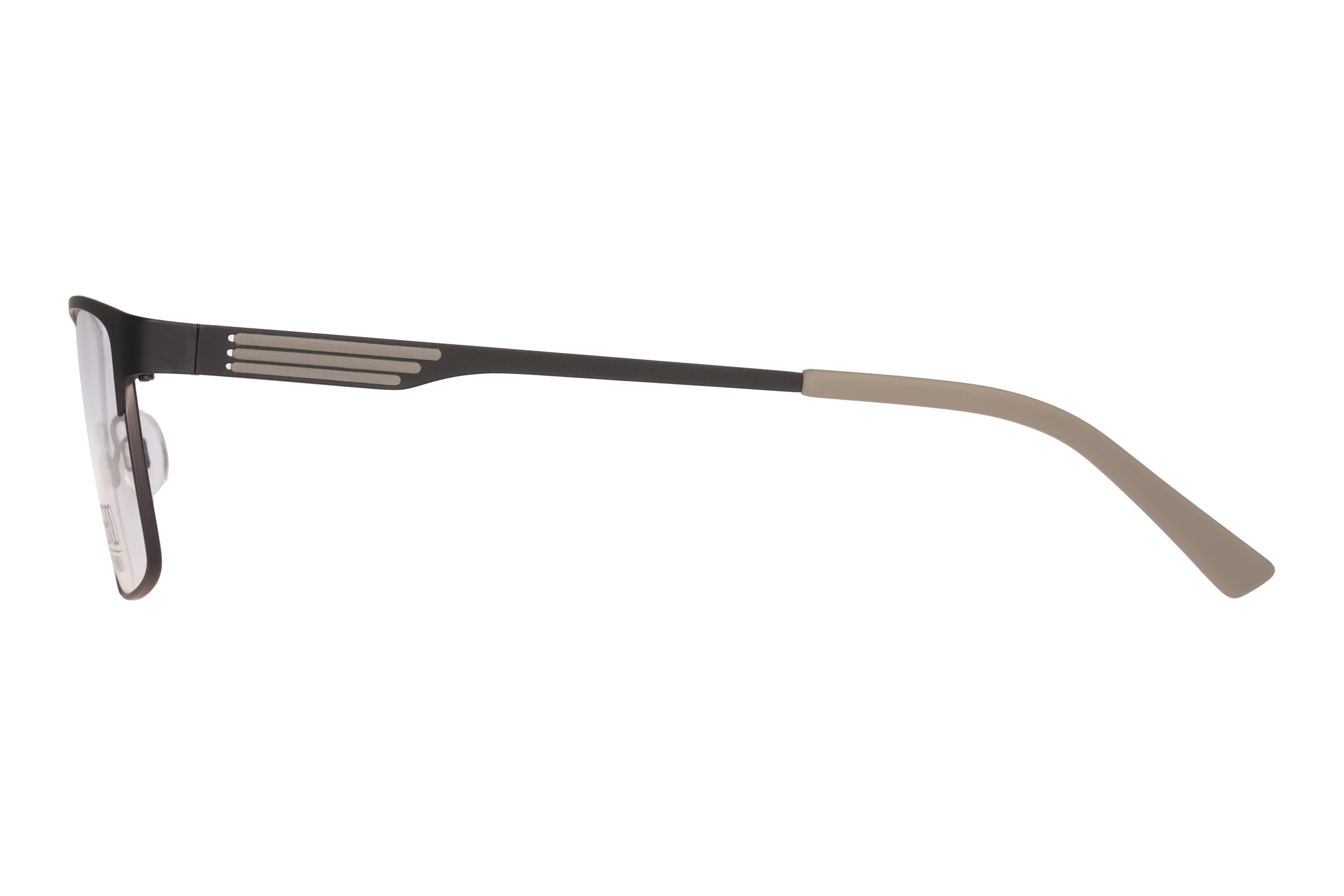 Hero Brille mit Sehstärke für Herren optional mit Sonnenbrillentönung oder Blaulichtfilter, Oval, gefertigt aus Metall (inklusive Brillenetui)