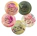 Innova Discs Mini Disc Golf Marker – Galactic Swirly Minis for Marking Your Lie, Doubles (5 Pack)