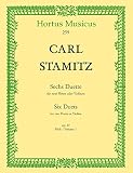 Sechs Duette für zwei Flöten oder Violinen. Heft 1 op. 27. Hortus Musicus. Spielpartitur