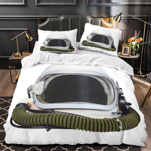 Housse de couette flocon de neige hypoallergique anti-plis