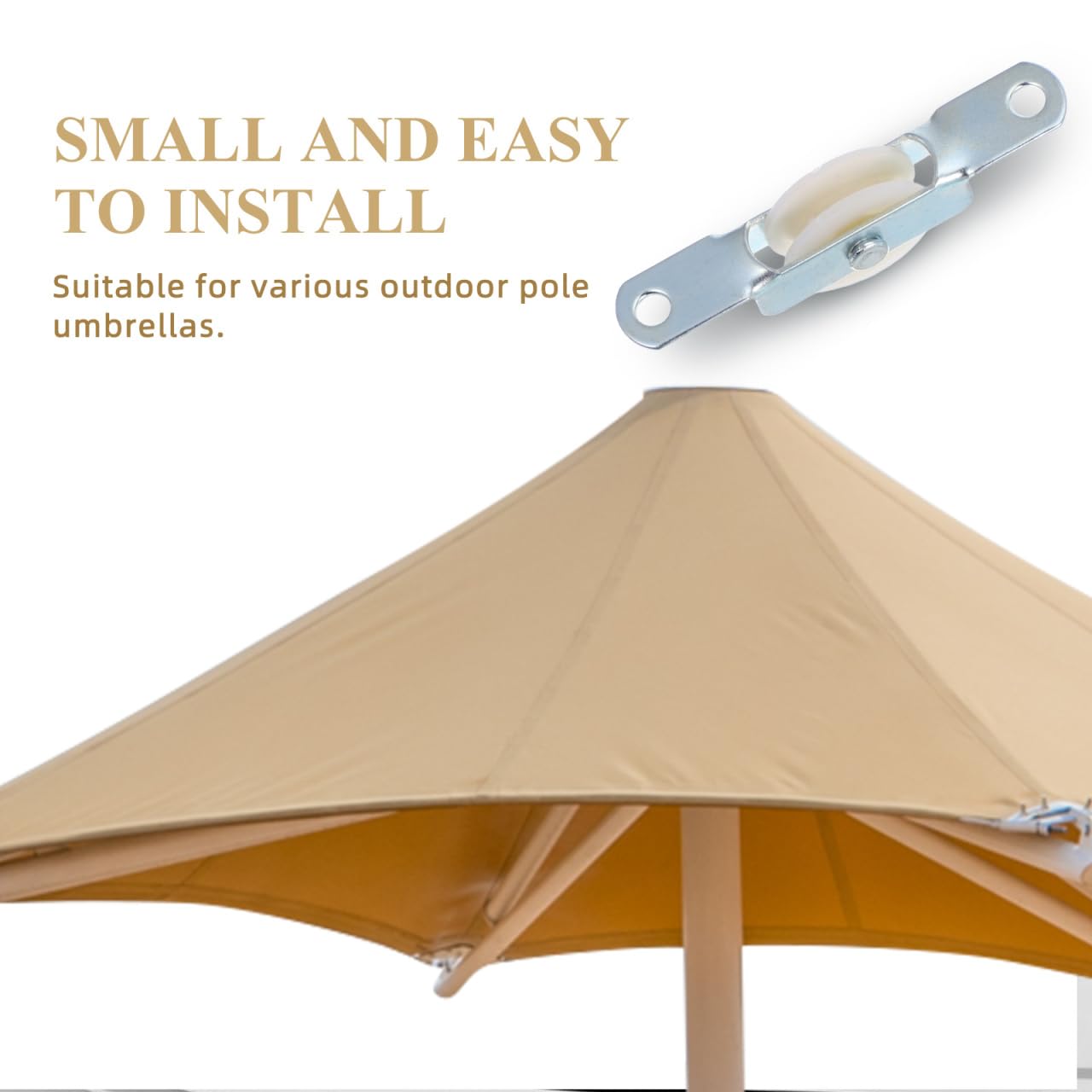 Sliding Door Rollers Patio Umbrella Pulley Kit 4-Pack Patio Umbrella ...
