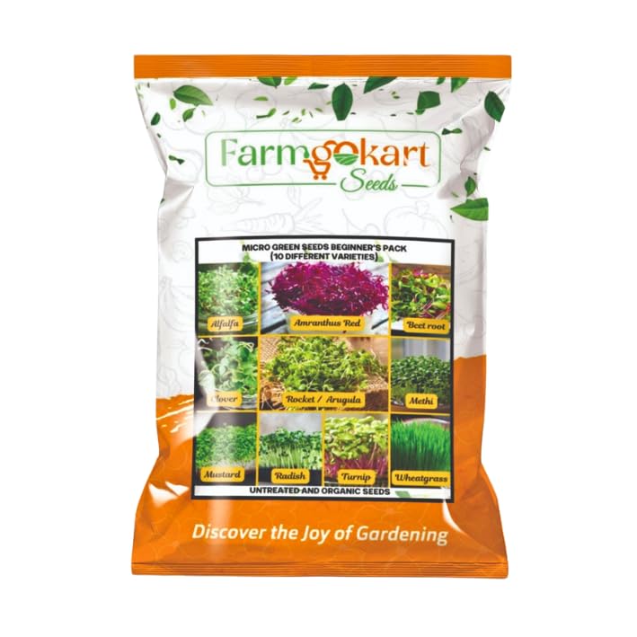 MICROGREENS & SPROUTING SEEDS | HOME GROWING STARTER PACK OF 10 VARIETIES, UN -TREATED AND ORGANIC SEEDS (B09YV3K8SQ) Amazon Price History, Amazon Price Tracker