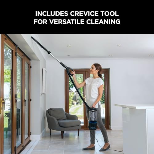 Shark Corded Upright Vacuum Cleaner 1.1L with Lift-Away Technology, LED Headlights, Anti-Allergen, 8m Cord, 750W, Crevice, Multi-Surface Tools, Blue/Black, NV602UK - Image 5