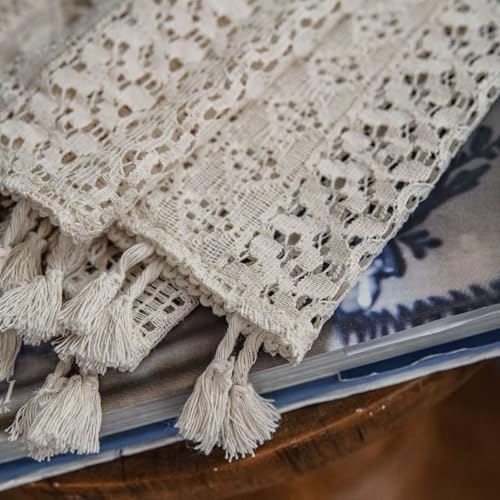 Rideaux bohox en crochet pour salon et chambre vintage chic