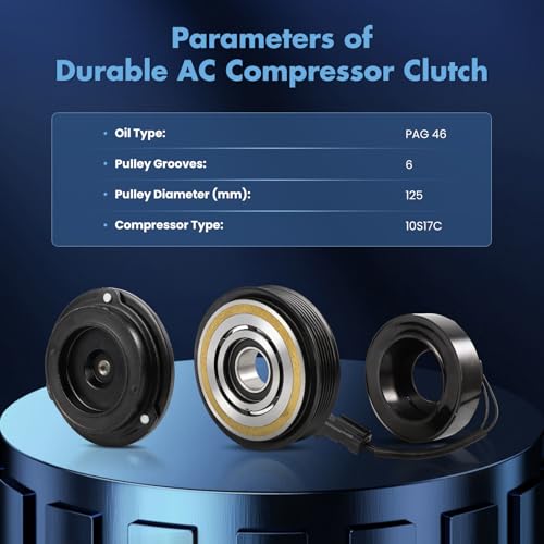 Image of ECCPP AC Compressor Clutch 2008-2010 Fit for Chrysler Town & Country 4.0L
