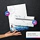 10 Briefpapier mit Briefumschlag SET | Maritim Ostsee Nordsee Leuchtturm | Papier und Umschlag mit Design-Motiv bedruckt | 90 g/m²