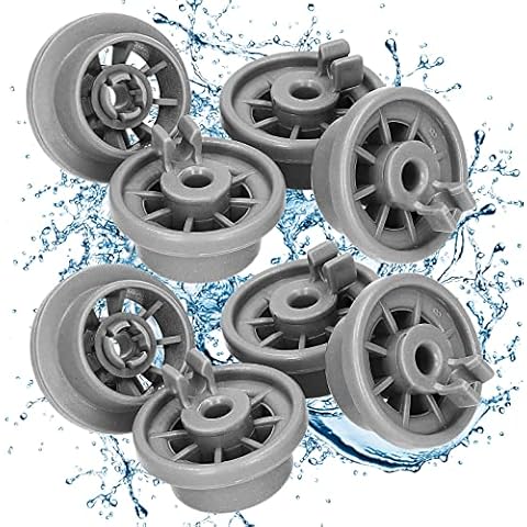 Juego de 8 Ruedas de Lavavajillas para Siemens y Bosch Cover