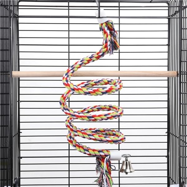 Yaheetech Cage à Oiseaux 40 x 40 x 58 cm Toit Ouvrant pour Canari Calopsitte Conure