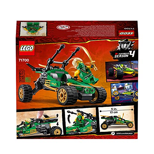 Set costruibile per buggy giocattolo con minifigure ninja Fuoristrada della giungla 71700 NINJAGO Legacy (127 pezzi) - Lego - Immagine 5
