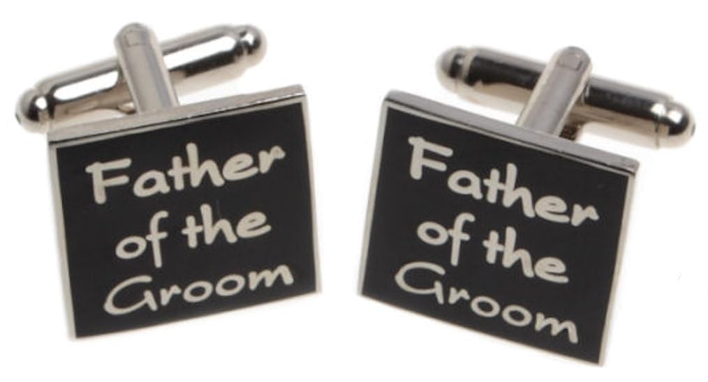 WB SOCKS FATHER OF THE GROOM Wedding Day Cufflinks