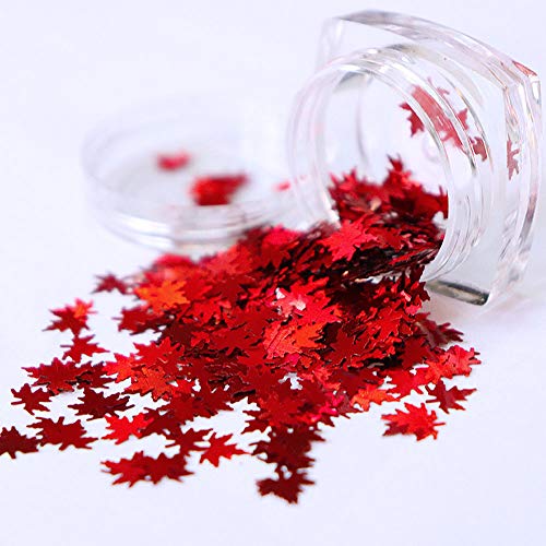 image for Frankie Maple Leaves Glitter Fall Nail Art Sequins Glitter Kits Fall N