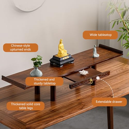 Santuario y Altar Budista Premium - Mesa de Meditación de Bambú con Acabados Artesanales 6