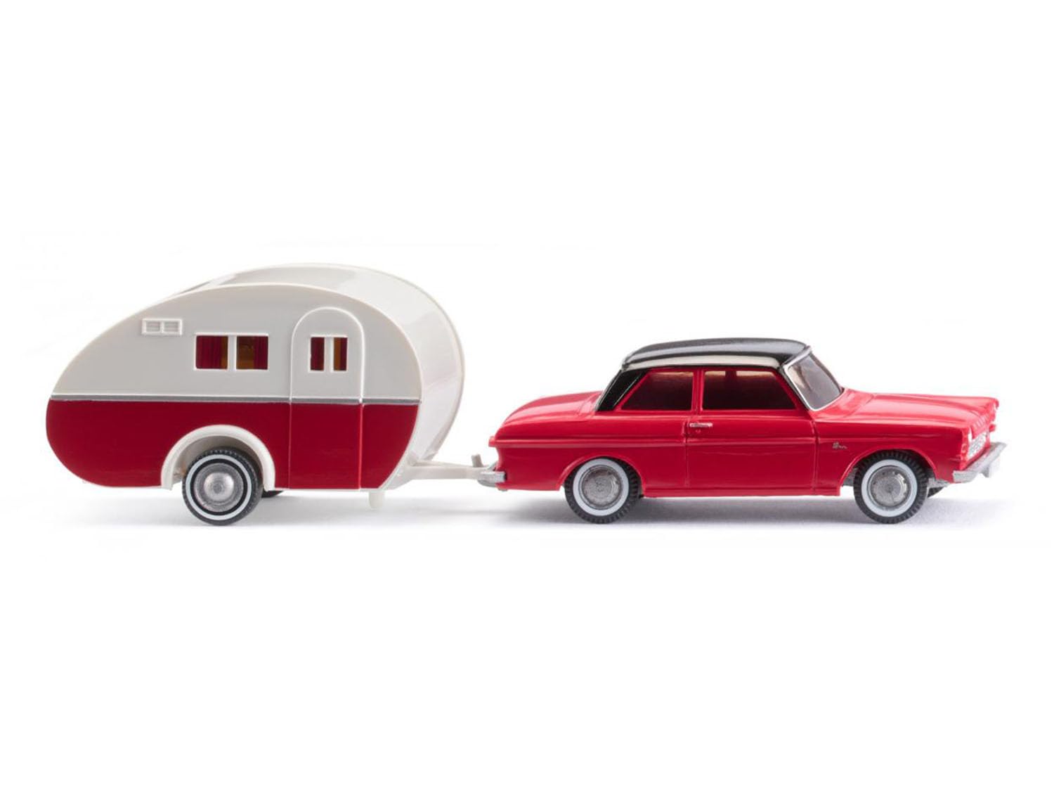 Wiking 20203 Ford Taunus 12N with Caravan 1962-66 HO Gauge