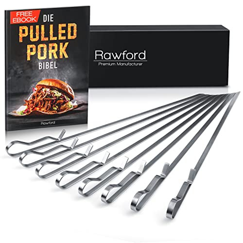 12x Teleskop-Grillspieße Edelstahl - Verstellbar Von 31-81cm Für Marshmallows & Grillen