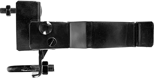 Miniatura 8 de 2-38" Brazo fuerte solo puerta pestillo (negro)