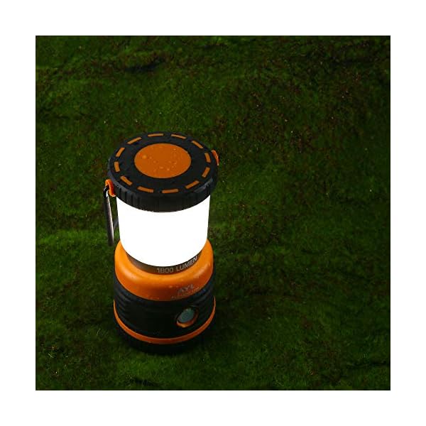 AYL LED Campinglampe - Campinglampe Batterie LED 1800 LM mit 4 Lichtmodi - Campinglampe bei Naturereignissen als… – Bild 7