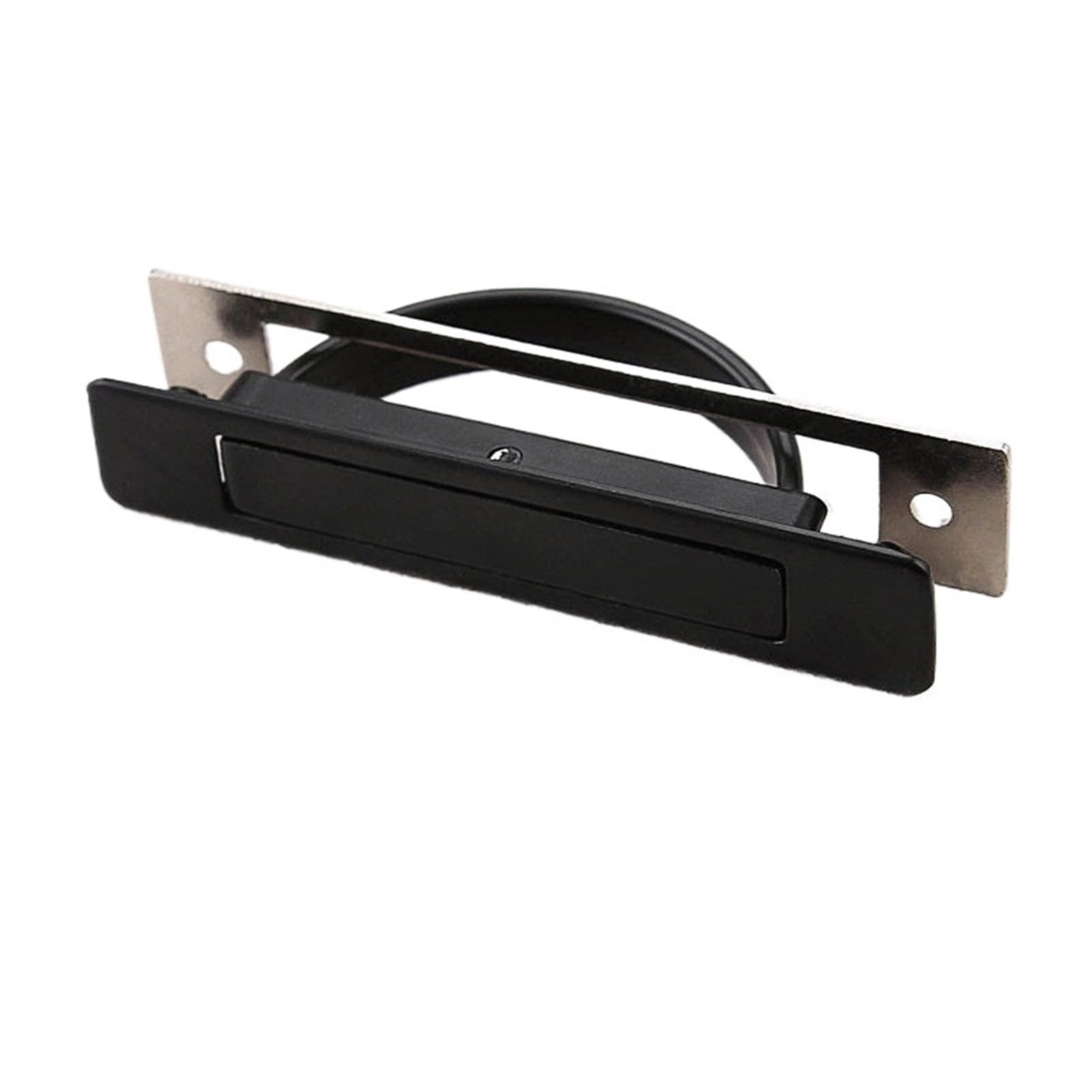 Rgoemhj Black Hidden Handles Zinc Alloy Door Embedded Pull Cover Floor Cabinet Handle Dark Recessed Knobs Furniture Hardware For Doors