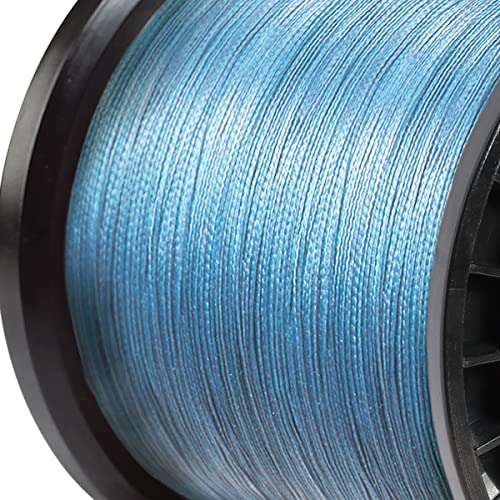 Image of Seaguar Threadlock Braided Fishing Line, 16 Strand Hollow Core Braid, High Visibility Blue, Multiple Sizes