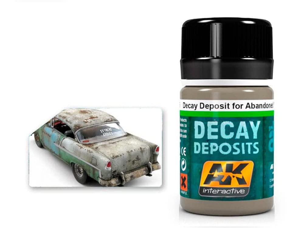 Ak Interactive Ak Weathering Ak675 Decay Deposit For Abandoned Vehicles (35Ml)