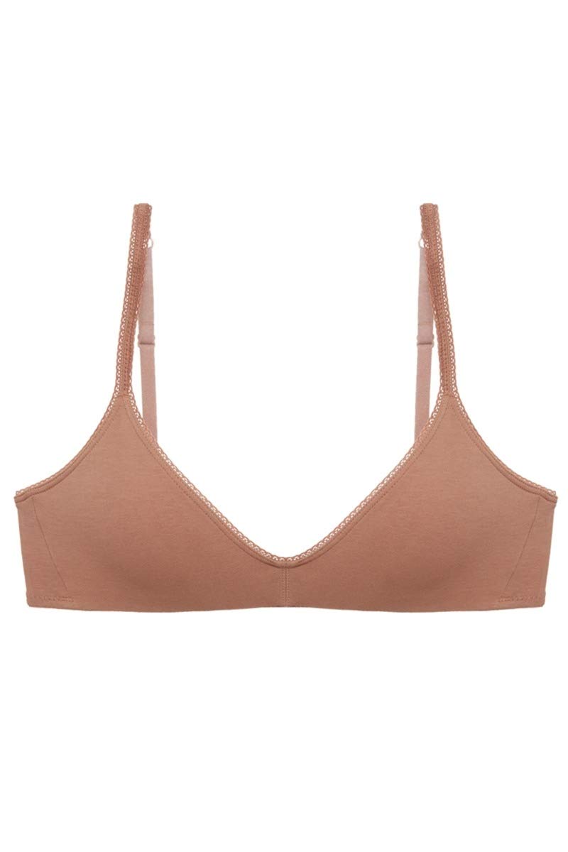 Eberjey Pima Cotton Women's Everyday Wirefree Plunge Bra