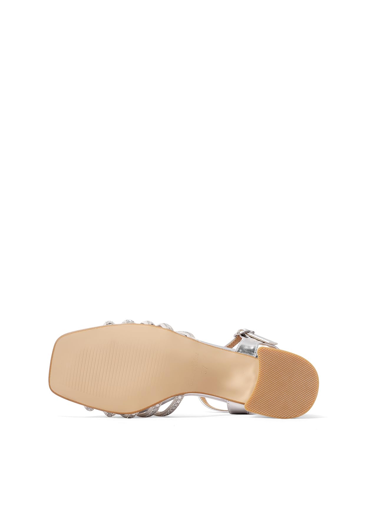 QUEEN HELENA Sandali Eleganti con Strass con Tacco Basso Donna ZM9962