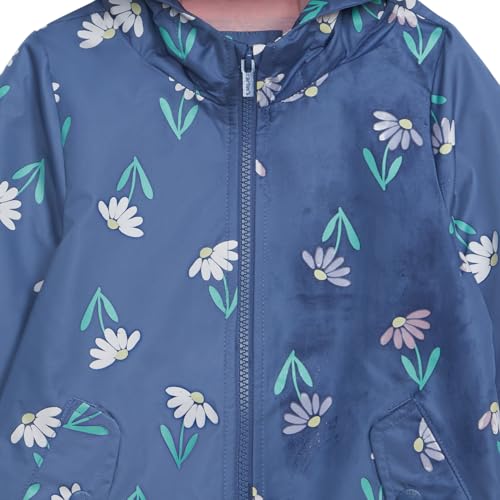 Image of Carter's Toddler & Little Girls' Midweight Fleece Lined Hooded Raincoat Rain Jacket