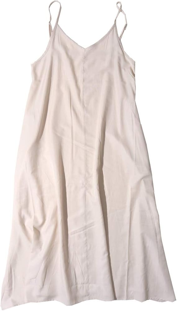 Amazon Co Jp ロングワンピース ノースリーブ ワンピース サテン ロング キャミワンピース キャミソール ゆったり サテンワンピース カジュアル レディース マキシ 春 夏 服 ファッション小物