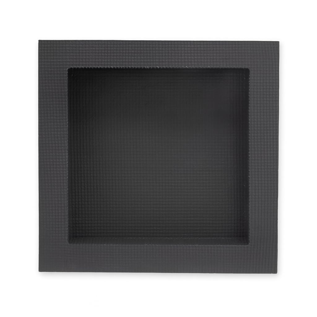 Thermopanel Waterproof Tileable Shower Niche with Flange Made of XPS Foam, Polymer Cement for Wetroom or Bathroom โ Space Saving Shower Storage (12 x 12 Inches)
