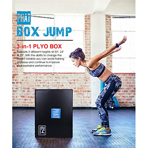 PHAT--3-in-1-Plyo-Box-Foam-Jump-Box-2024-30-Inch-Plyometric-Jump-Box-Crossfit-Equipment-for-Cardio-and-Exercise-410Lb-Weight-Capacity