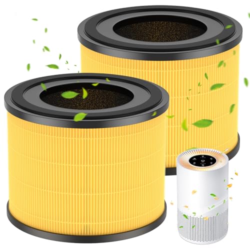 2 Pack AP-S0610L Pet Care Replacement Filter, Compatible with MOOKA AP-S0610L Air Purifier, Efficient Air Filter, 3-Stage Filtration System, Designed for Pet Odors, Smoke, Dander, Pollen