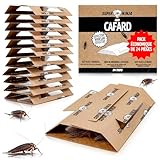 Matériaux recyclés et respectueux de l’environnement : Avec un emballage conçu en carton recyclé, ce piège à cafards est une solution performante et respectueuse de l'environnement.